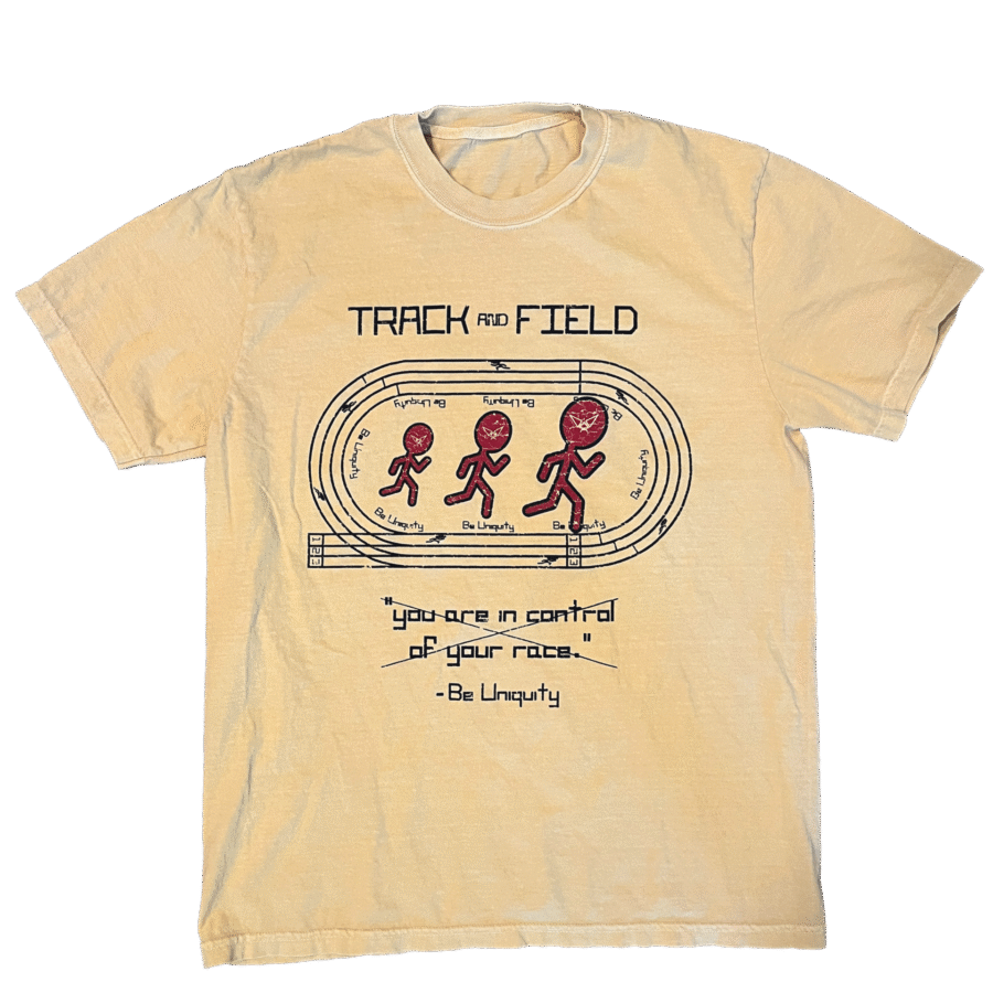 "Track and Field" tee